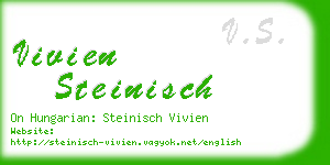 vivien steinisch business card